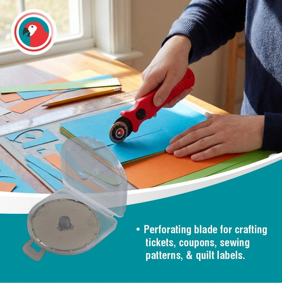 Parrot Craft Knife Rotary Blades 28mm Perforate - image 04