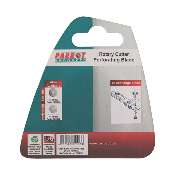 Parrot Craft Knife Rotary Blades 28mm Perforate - image 05