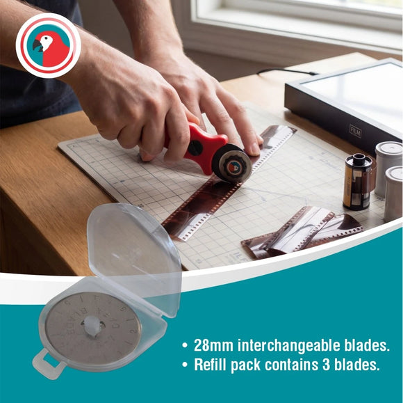 Parrot Craft Knife Rotary Blades 28mm Straight - image 09