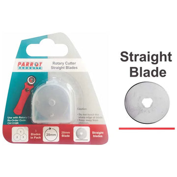 Parrot Craft Knife Rotary Blades 28mm Straight - image 01