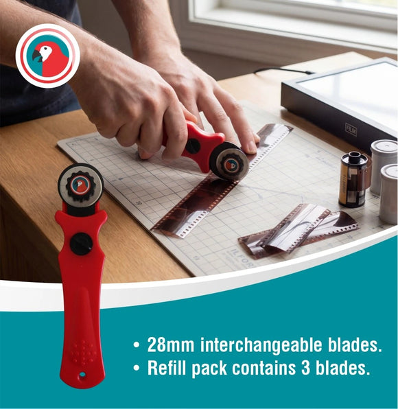 Parrot Craft Knife Rotary Plastic Red - image 05