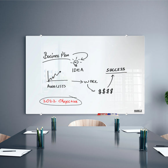 Parrot Glass Whiteboard Magnetic 2400x1200mm - image 01