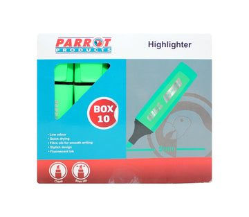 Parrot Marker Highlighter Box 10 Green - image 04