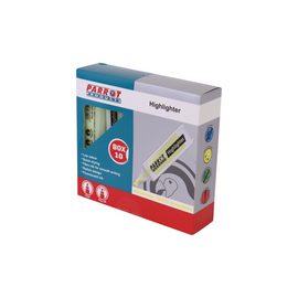 Image of Marker Highlighter Box 10 Yellow
