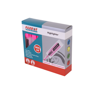 Image of Marker Highlighter Box 10 Pink