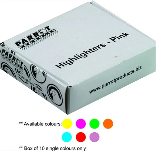 Parrot Marker Highlighter Box 10 Pink - image 06