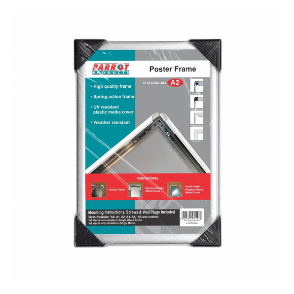 Parrot Poster Frame A2 625x450mm Single Mitred Econo - image 03