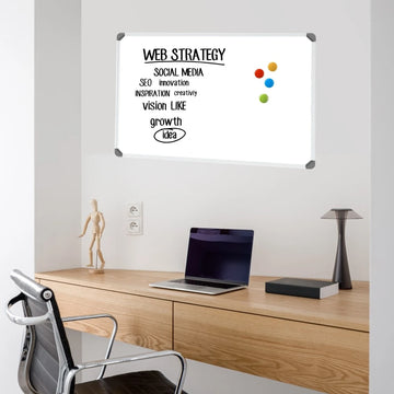 Parrot Whiteboard Slimline Magnetic 600x450mm - image 01