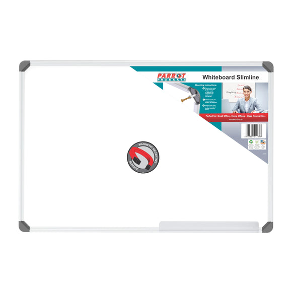 Parrot Whiteboard Slimline Magnetic 600x450mm - image 04