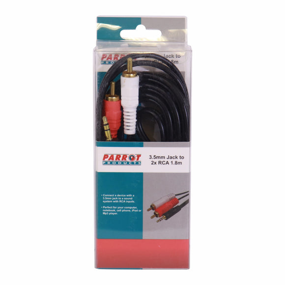 Parrot Cable - Audio 3.5mm Jack - Two Male Rca 1.8M - image 04