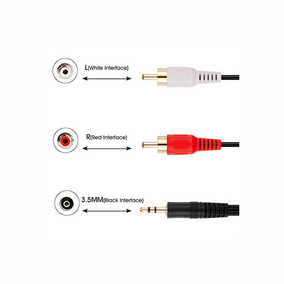 Parrot Cable - Audio 3.5mm Jack - Two Male Rca 1.8M - image 07