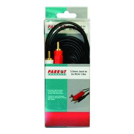 Parrot Cable - Audio 3.5mm Jack - Two Male Rca 1.8M - image 01