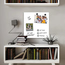 Parrot Whiteboard Tile Magnetic 355X355mm White - image 03