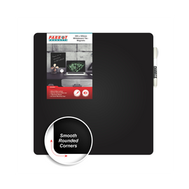 Image of Whiteboard Tile Magnetic 355X355Mm Black