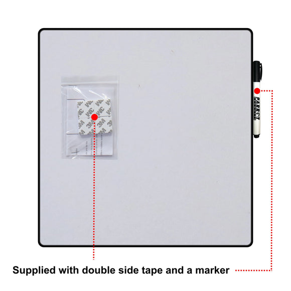 Parrot Whiteboard Tile Magnetic 355X355mm Black - image 01