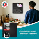Parrot Whiteboard Tile Magnetic 355X355mm Black - image 03