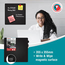Parrot Whiteboard Tile Magnetic 355X355mm Black - image 05