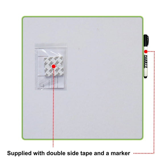 Parrot Whiteboard Tile Magnetic 355X355mm Green - image 01
