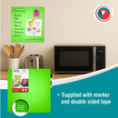 Parrot Whiteboard Tile Magnetic 355X355mm Green - image 05