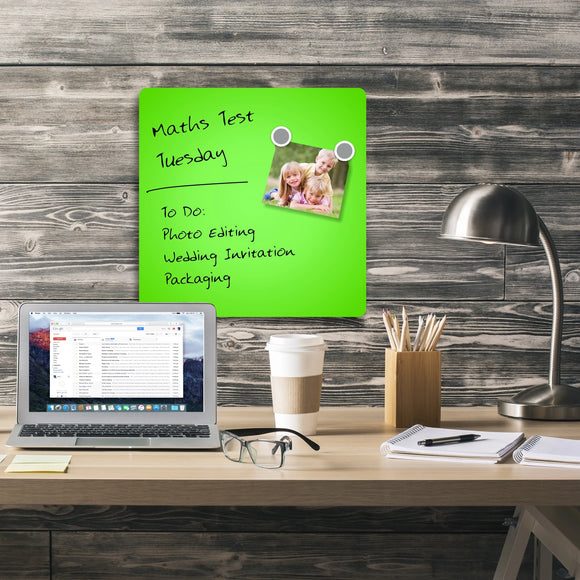 Parrot Whiteboard Tile Magnetic 355X355mm Green - image 09