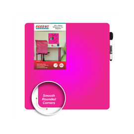 Image of Whiteboard Tile Magnetic 355X355Mm Pink
