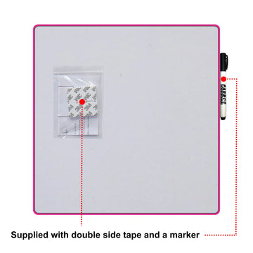 Parrot Whiteboard Tile Magnetic 355X355mm Pink - image 01