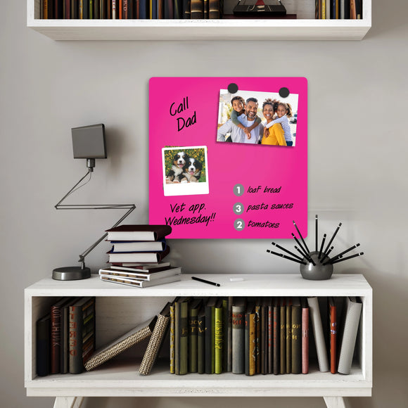 Parrot Whiteboard Tile Magnetic 355X355mm Pink - image 02
