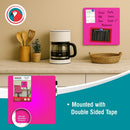 Parrot Whiteboard Tile Magnetic 355X355mm Pink - image 03