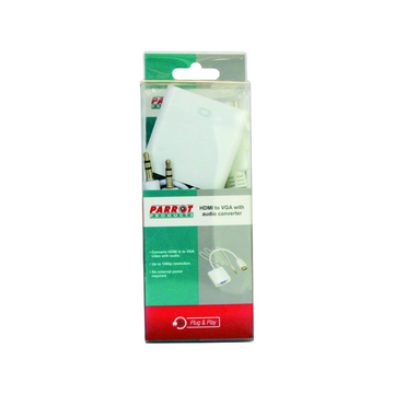 Image of Adaptor - Hdmi To Vga With Audio Converter