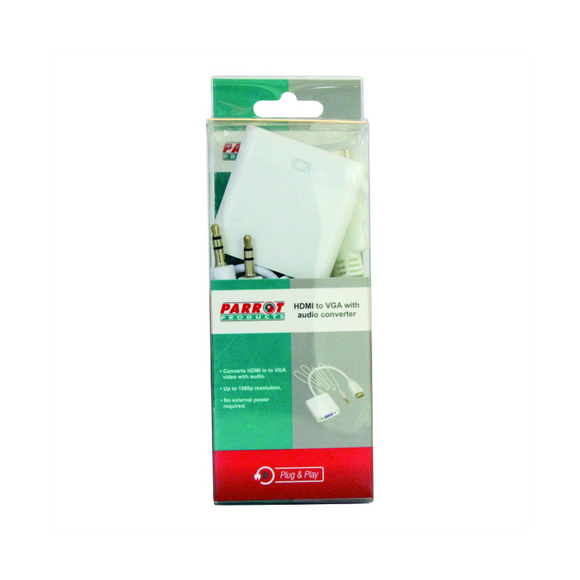 Image of Adaptor - Hdmi To Vga With Audio Converter