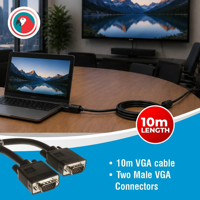 Parrot Cable - Vga Male To Male 10M - image 03