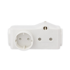 Image of Plug - [1X 16A Sa & 2 X Euro & 1 X Schucko Socket Adaptor]