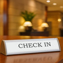 Parrot Sign Frame Desk Name Plate 280X50mm Double Sided - image 04