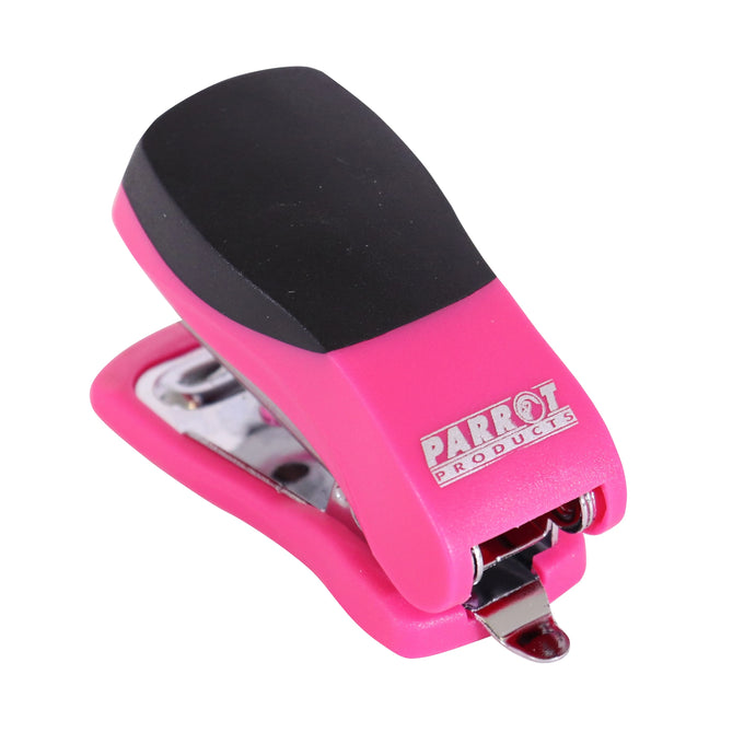 Parrot Stapler Plastic Mini Pink + Staples (1000X26/6) - image 02