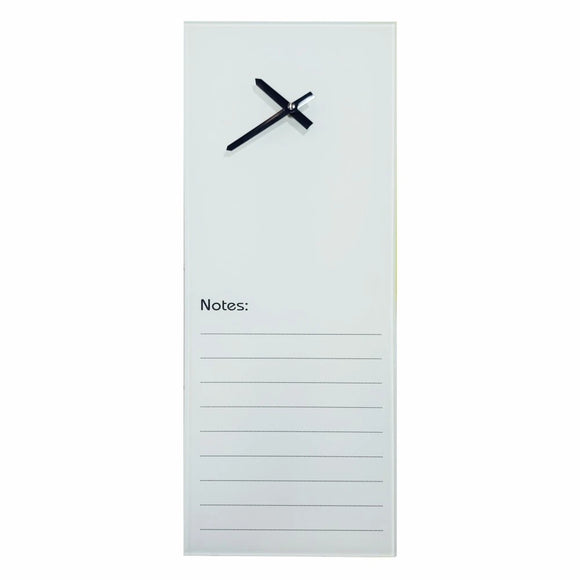 Parrot Clock Glass With Notes 210 X 580mm White - image 02