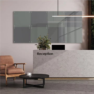 Parrot Decorative Glass Wall Tile 598mm X 650mm Mouse Grey - image 02