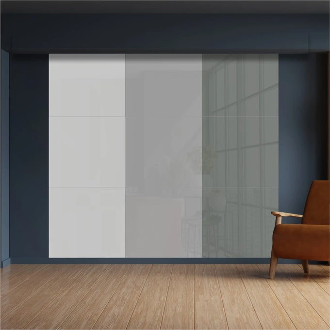 Parrot Decorative Glass Wall Tile 598mm X 650mm Mouse Grey - image 03