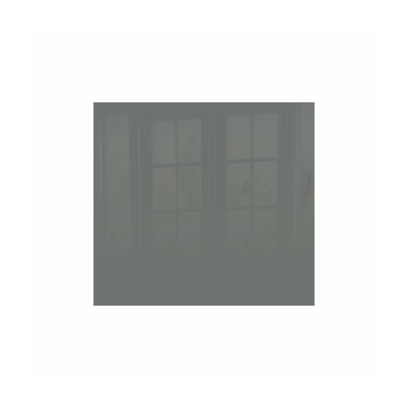 Image of Decorative Glass Wall Tile 598Mm X 650Mm Mouse Grey