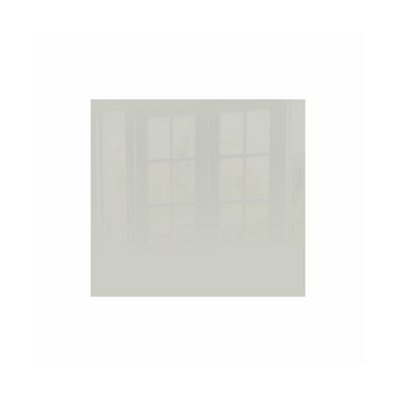 Image of Decorative Glass Wall Tile 598Mm X 650Mm Papyrus White
