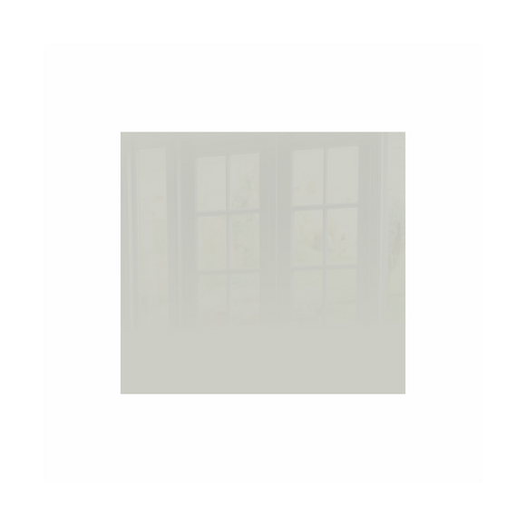Image of Decorative Glass Wall Tile 598Mm X 650Mm Papyrus White