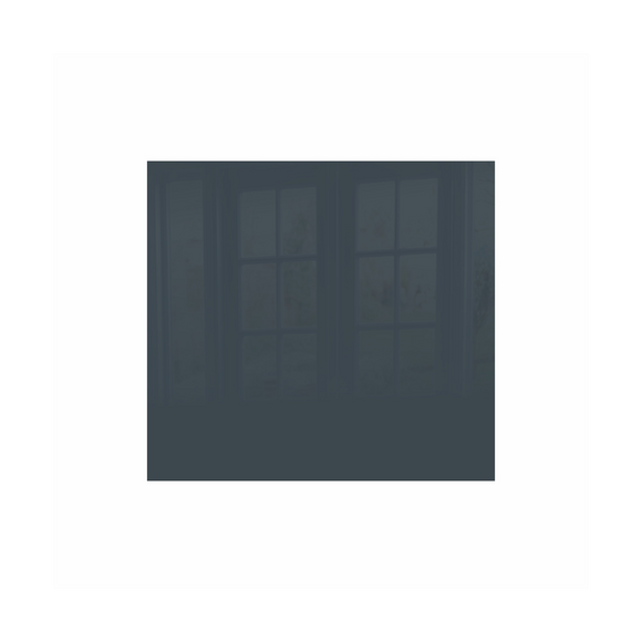 Image of Decorative Glass Wall Tile 598Mm X 650Mm Grey Blue