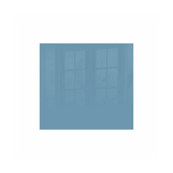 Image of Decorative Glass Wall Tile 598Mm X 650Mm Pastel Blue