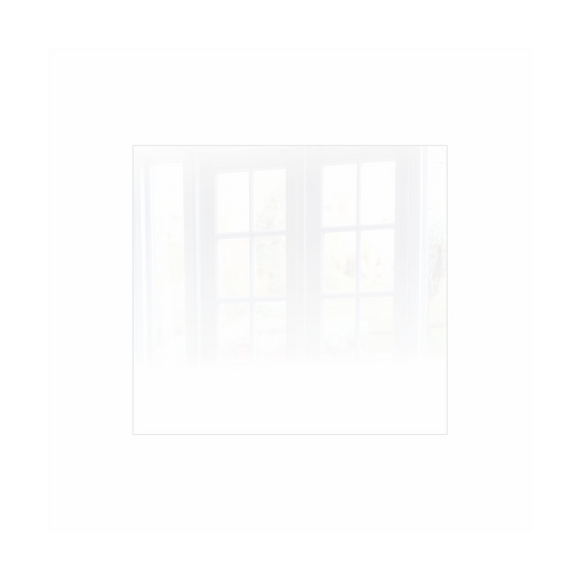 Image of Decorative Glass Wall Tile 598Mm X 650Mm White Ral9010