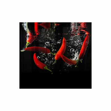 Parrot Decorative Glass Wall Tile 598mm X 650mm Chilli - image 01