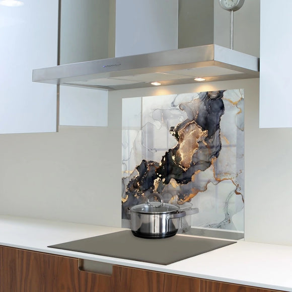 Parrot Decorative Glass Wall Tile 598mm X 650mm Ink Contrast - image 05