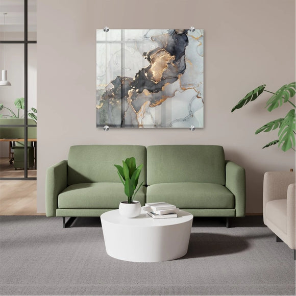 Parrot Decorative Glass Wall Tile 598mm X 650mm Ink Contrast - image 06