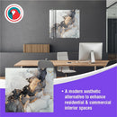 Parrot Decorative Glass Wall Tile 598mm X 650mm Ink Contrast - image 08