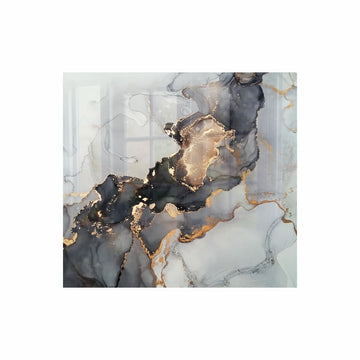 Parrot Decorative Glass Wall Tile 598mm X 650mm Ink Contrast - image 01