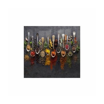 Image of Decorative Glass Wall Tile 598Mm X 650Mm Spices