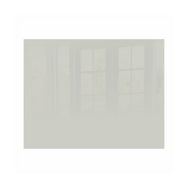 Image of Decorative Glass Wall Tile 898Mm X 700Mm Papyrus White